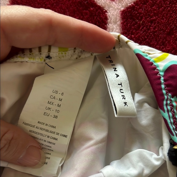 NWOT Trina Turk Flora One Piece Swimsuit 6 - Picture 8 of 9